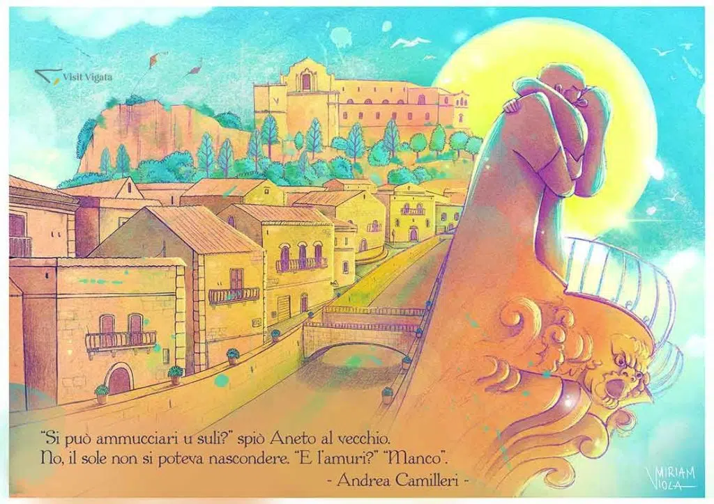 Cartolina Visit Vigata Scicli Miriam Viola